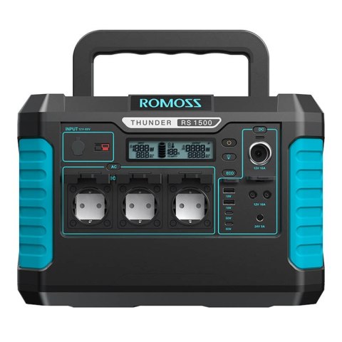 Romoss Przenośna stacja zasilania Romoss RS1500 Thunder Series, 1500W, 1328Wh