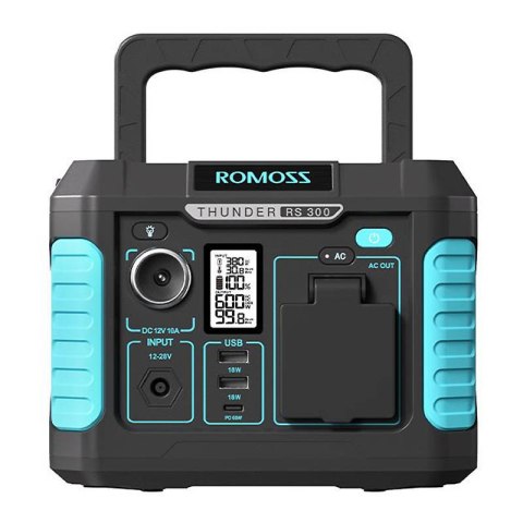 Romoss Przenośna stacja zasilania Romoss RS300 Thunder Series, 300W, 231Wh